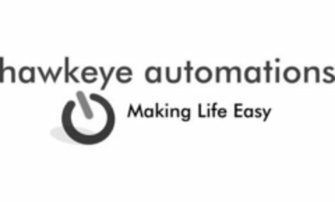 HAWKEYE AUTOMATIONS MAKING LIFE EASY Logo (USPTO, 29.07.2019)