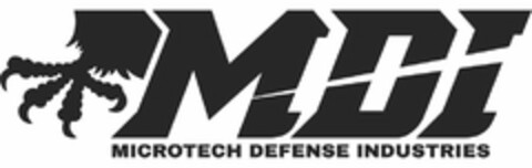 MDI MICROTECH DEFENSE INDUSTRIES Logo (USPTO, 04.06.2020)