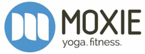 M MOXIE YOGA.FITNESS. Logo (USPTO, 03.08.2020)