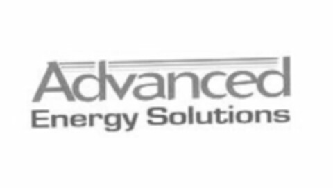 ADVANCED ENERGY SOLUTIONS Logo (USPTO, 04.02.2009)