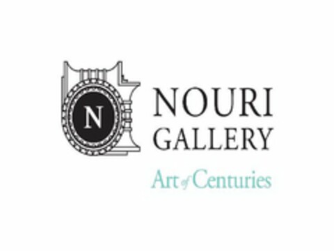 NOURI GALLERY ART OF CENTURIES N Logo (USPTO, 03/23/2009)