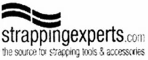 STRAPPINGEXPERTS.COM THE SOURCE FOR STRAPPING TOOLS & ACCESSORIES Logo (USPTO, 23.04.2009)