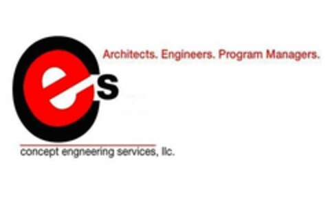 CES CONCEPT ENGINEERING SERVICES, LLC. ARCHITECTS. ENGINEERS. PROGRAM MANAGERS. Logo (USPTO, 05/15/2009)