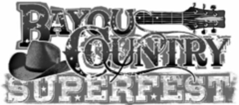 BAYOU COUNTRY SUPERFEST Logo (USPTO, 20.10.2009)