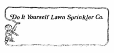 DO IT YOURSELF LAWN SPRINKLER CO. Logo (USPTO, 10/21/2009)