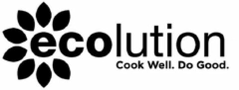 ECOLUTION COOK WELL. DO GOOD. Logo (USPTO, 02.11.2009)
