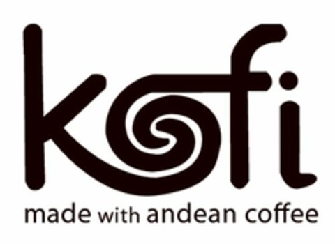 KOFI MADE WITH ANDEAN COFFEE Logo (USPTO, 07.01.2010)