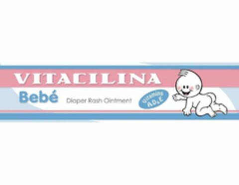 VITACILINA BEBÉ DIAPER RASH OINTMENT VITAMINS A, D & E Logo (USPTO, 23.03.2012)