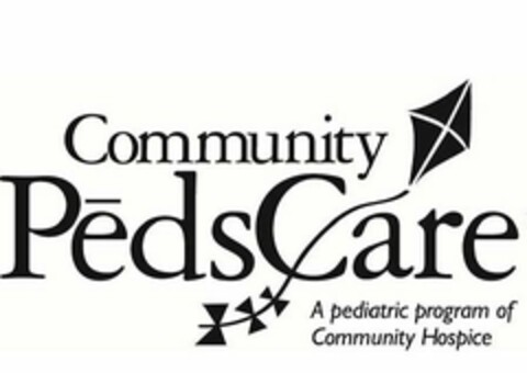 COMMUNITY PEDSCARE A PEDIATRIC PROGRAM OF COMMUNITY HOSPICE Logo (USPTO, 04.09.2012)