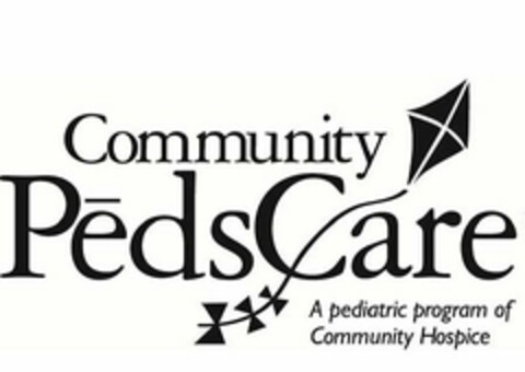 COMMUNITY PEDSCARE A PEDIATRIC PROGRAM OF COMMUNITY HOSPICE Logo (USPTO, 09/04/2012)