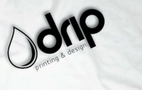 DRIP PRINTING & DESIGN Logo (USPTO, 04/11/2013)