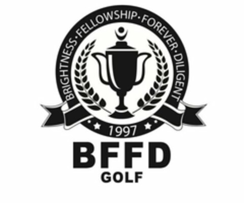 BFFD GOLF BRIGHTNESS·FELLOWSHIP·FOREVER· DILIGENT 1997 Logo (USPTO, 18.07.2013)