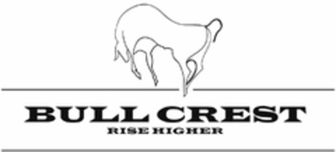 BULL CREST RISE HIGHER Logo (USPTO, 03/27/2014)