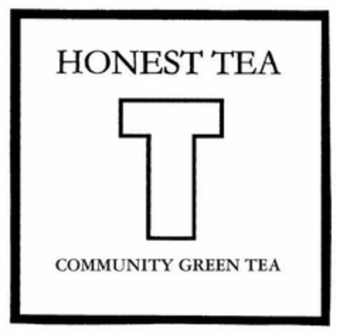 HONEST TEA T COMMUNITY GREEN TEA Logo (USPTO, 12.05.2014)