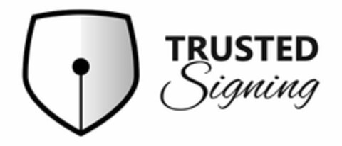 TRUSTED SIGNING Logo (USPTO, 04.06.2014)