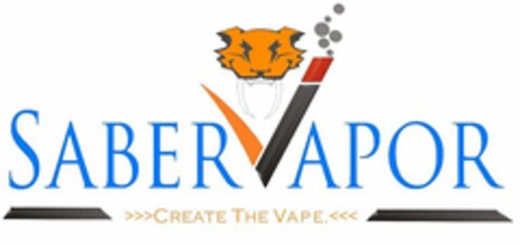 SABER VAPOR CREATE THE VAPE Logo (USPTO, 12.12.2014)