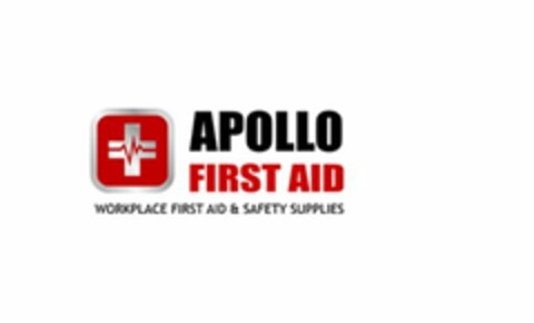 APOLLO FIRST AID WORKPLACE FIRST AID & SAFETY SUPPLIES Logo (USPTO, 02/11/2015)