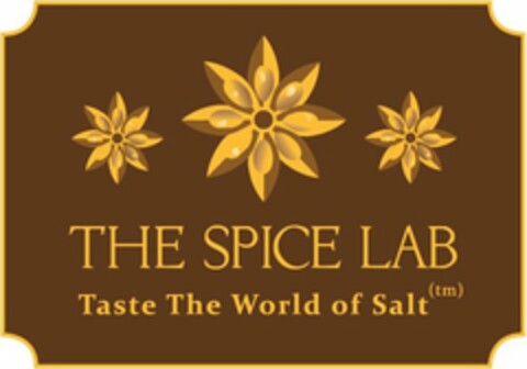 THE SPICE LAB TASTE THE WORLD OF SALT Logo (USPTO, 21.07.2015)