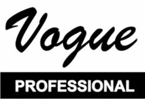 VOGUE PROFESSIONAL Logo (USPTO, 13.08.2015)