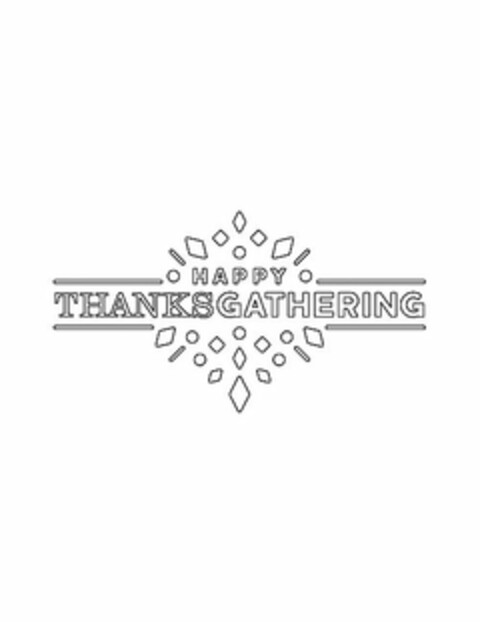 HAPPY THANKSGATHERING Logo (USPTO, 25.11.2015)