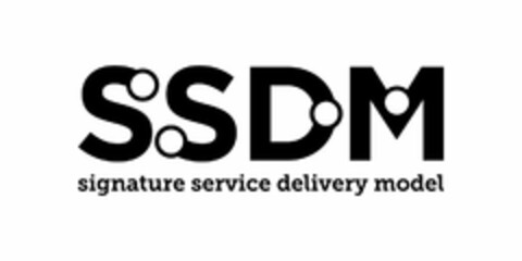 SSDM SIGNATURE SERVICE DELIVERY MODEL Logo (USPTO, 12/21/2015)