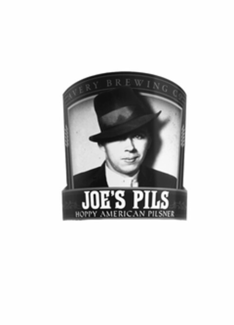 AVERY BREWING CO JOE'S PILS HOPPY AMERICAN PILSNER Logo (USPTO, 03/07/2016)