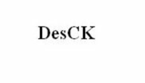 DESCK Logo (USPTO, 19.04.2016)