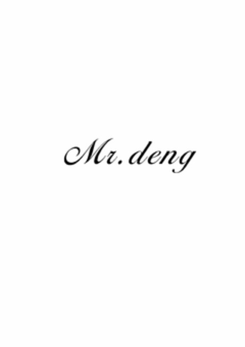 MR. DENG Logo (USPTO, 29.07.2016)