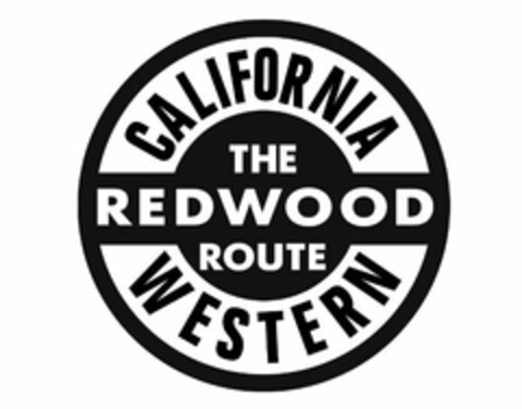 CALIFORNIA WESTERN THE REDWOOD ROUTE Logo (USPTO, 30.11.2016)