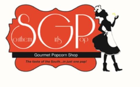 SOUTHERN GIRLS POP GOURMET POPCORN SHOPTHE TASTE OF THE SOUTH...IN JUST ONE POP! Logo (USPTO, 10.07.2017)