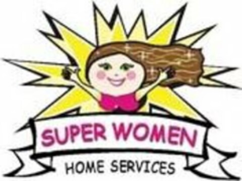 SUPER WOMEN HOME SERVICES Logo (USPTO, 02/15/2018)