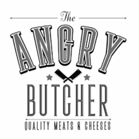 THE ANGRY BUTCHER QUALITY MEATS & CHEESES Logo (USPTO, 28.08.2018)