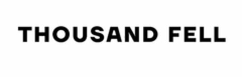 THOUSAND FELL Logo (USPTO, 09.08.2019)