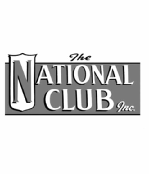 THE NATIONAL CLUB INC. Logo (USPTO, 28.08.2019)