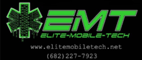 EMT ELITE-MOBILE-TECH WWW. ELITEMOBILETECH.NET Logo (USPTO, 10/08/2019)