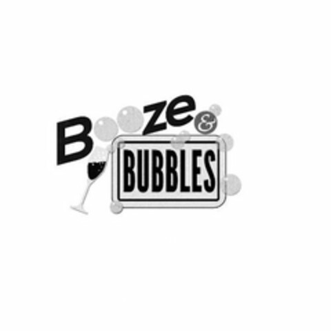 BOOZE & BUBBLES Logo (USPTO, 19.11.2019)
