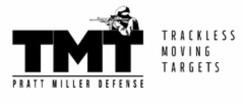 TMT PRATT MILLER DEFENSE TRACKLESS MOVING TARGETS Logo (USPTO, 26.08.2020)