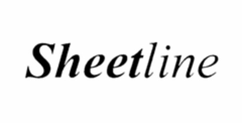 SHEETLINE Logo (USPTO, 06.10.2014)