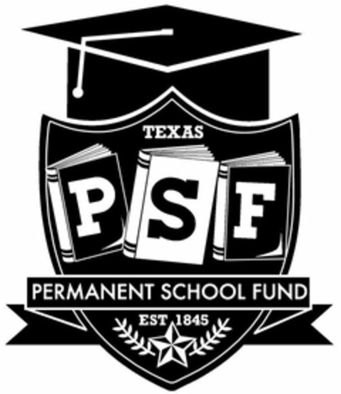 TEXAS PSF PERMANENT SCHOOL FUND EST 1845 Logo (USPTO, 23.05.2019)