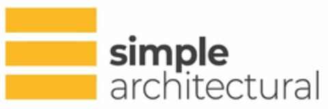 SIMPLE ARCHITECTURAL Logo (USPTO, 06/14/2019)