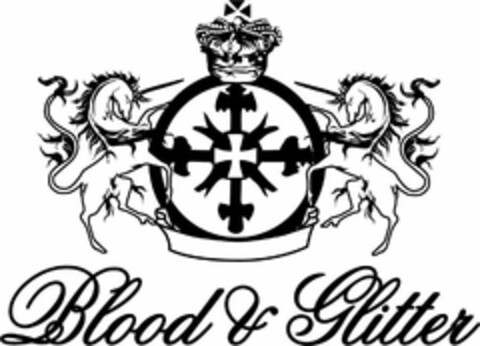 BLOOD & GLITTER Logo (USPTO, 23.07.2020)