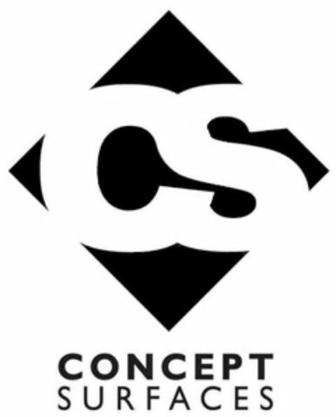 CS CONCEPT SURFACES Logo (USPTO, 13.03.2009)