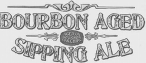 BOURBON AGED SIPPING ALE AGED ON BOURBON OAK CHIPS Logo (USPTO, 23.09.2009)