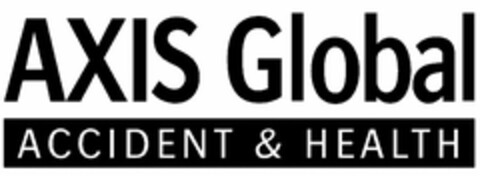 AXIS GLOBAL ACCIDENT & HEALTH Logo (USPTO, 22.02.2010)