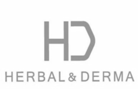 HD HERBAL & DERMA Logo (USPTO, 04/28/2010)