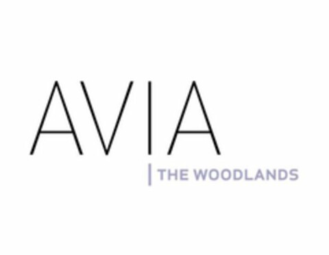 AVIA | THE WOODLANDS Logo (USPTO, 07/29/2010)