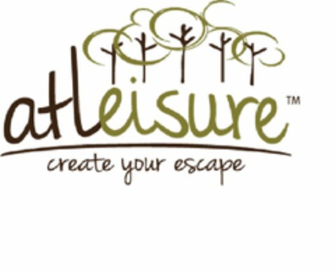 ATLEISURE CREATE YOUR ESCAPE Logo (USPTO, 13.02.2012)