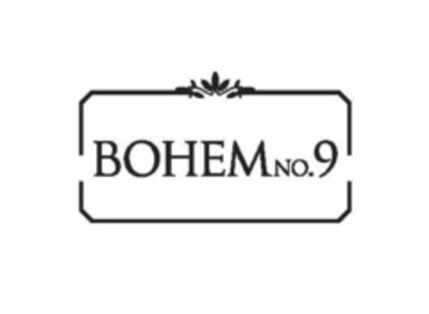 BOHEM NO. 9 Logo (USPTO, 12/05/2012)