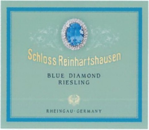 SCHLOSS REINHARTSHAUSEN BLUE DIAMOND RIESLING RHEINGAU GERMANY Logo (USPTO, 10.09.2013)
