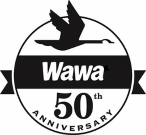 WAWA 50TH ANNIVERSARY Logo (USPTO, 13.12.2013)